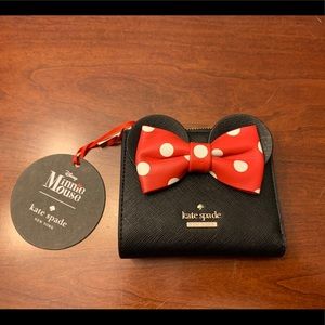 NWT Kate Spade Minnie Mouse Wallet